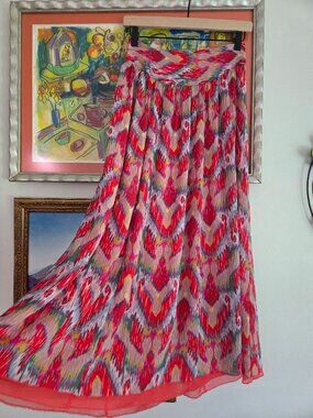 Aerie Chiffon Maxi Skirt